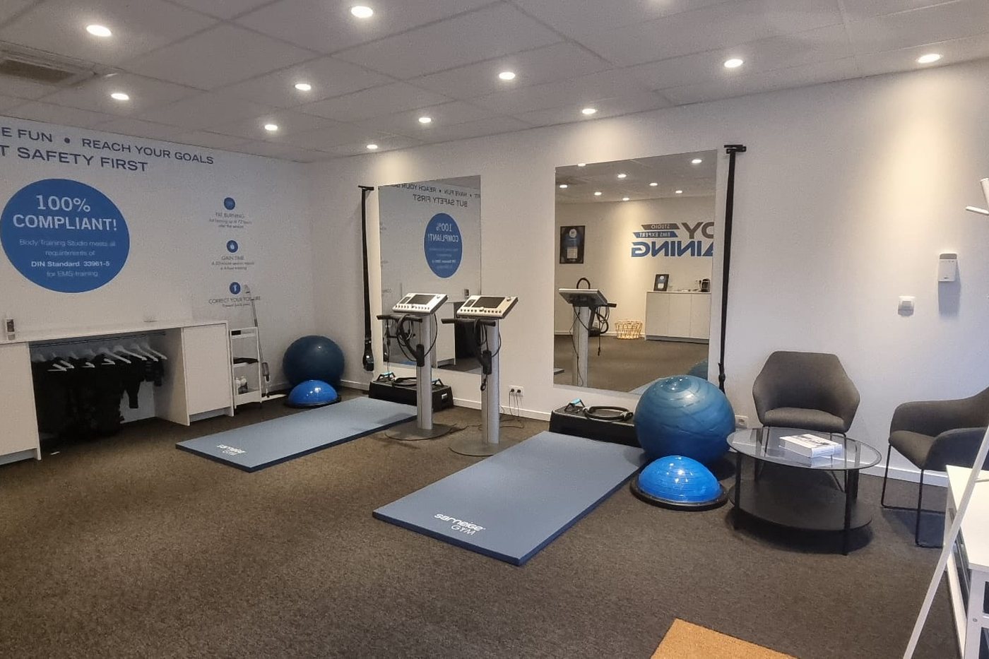 Vue intérieure d'un studio Body Training Studio